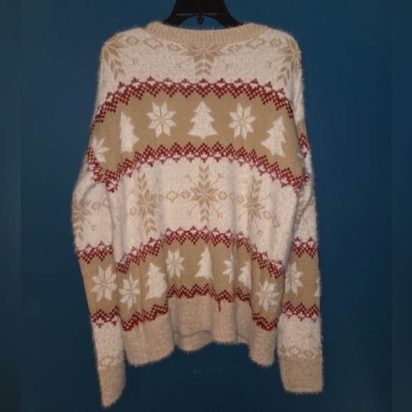 Holiday Time Christmas Sweater, Size L (12/14), very soft! - Picture 7 of 10